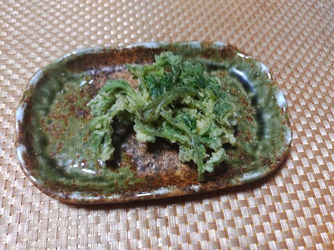 ヨモギの天ぷら